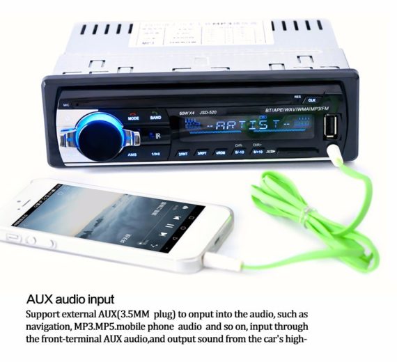 Car Radio Tuner Combination Enabled Car Mp3 Player