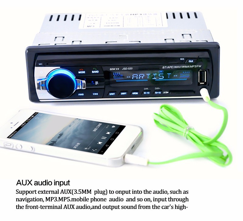 1X Bluetooth 5.0 Car Audio Stereo Sound Cassette Tape Adapter MP3  Hands-Free Aux