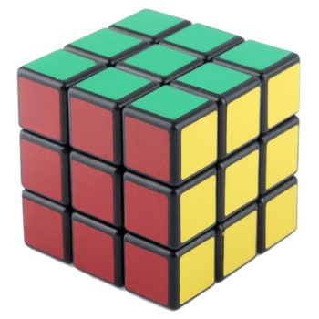 53mm Six-Color Square 3 x 3 x 3 Magic Cube (Rubik)