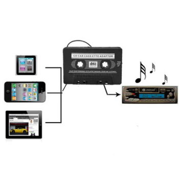Car Audio Cassette Adapter (Black)