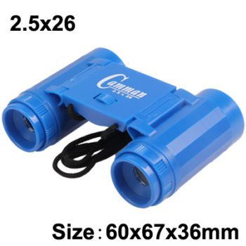 Children Pocket Binocle Binoculars 2.5 x 26 Field Glasses Outdoor Telescope (Blue)