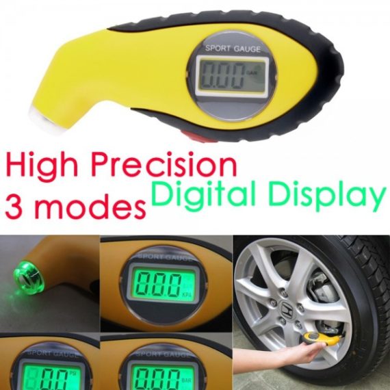 LCD Digital Tyre Air Pressure Gauge