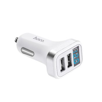 Hoco Z3 3.1A LCD Display Smart Car Charger (VERY FAST)