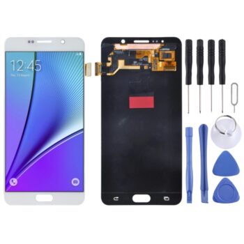 5.7 inch LCD Screen and Digitizer Full Assembly for Galaxy Note 5 / N9200, N920I, N920G, N920G/DS, N920T, N920A(White)