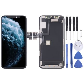LCD Screen for iPhone 11 Pro Digitizer Full Assembly with Earpiece Speaker Flex Cable
