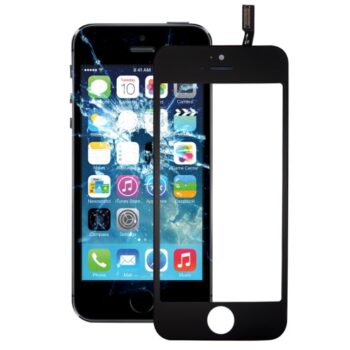 Touch Panel with Front LCD Screen Bezel Frame & OCA Optically Clear Adhesive for iPhone 5S(Black)