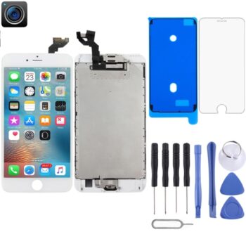 LCD Screen for iPhone 6s Plus Digitizer Full Assembly with Front Camera (White)