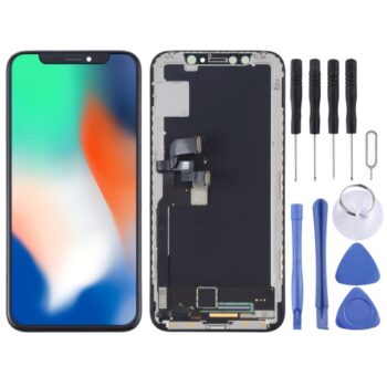 OLED Material LCD Screen and Digitizer Full Assembly for iPhone X