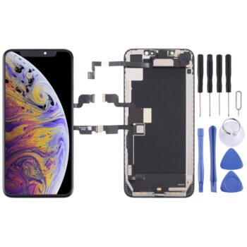 LCD Screen for iPhone XS Max Digitizer Full Assembly with Earpiece Speaker Flex Cable