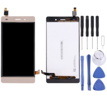 OEM LCD Screen For Huawei P8 Lite with Digitizer Full Assembly(Gold)