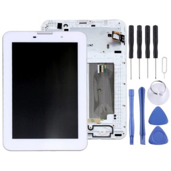 OEM LCD Screen for Lenovo IdeaTab A3000 Digitizer Full Assembly  (White)