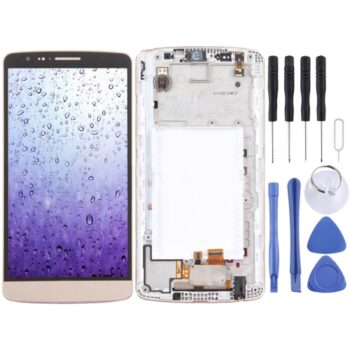 LCD Screen and Digitizer Full Assembly  for LG G3 Stylus / D690(Gold)