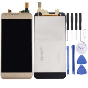 LCD Screen for LG X Cam / K580 / K580I / K580Y with Digitizer Full Assembly(Gold)