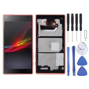 OEM LCD Screen for Sony Xperia Z5 Compact / E5803 / E5823 / Z5 mini Digitizer Full Assembly (Red)