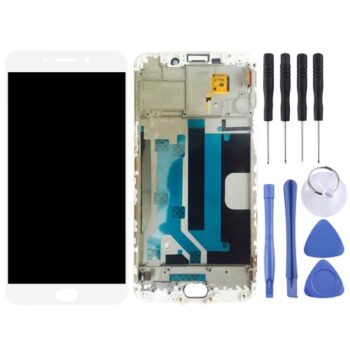 TFT LCD Screen for OPPO R9 Plus Digitizer Full Assembly  (White)