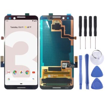 OEM LCD Screen for Google Pixel 3 with Digitizer Full Assembly (Black)