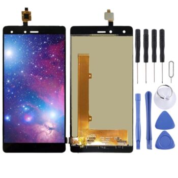 TFT LCD Screen for Tecno W3 with Digitizer Full Assembly (Black)