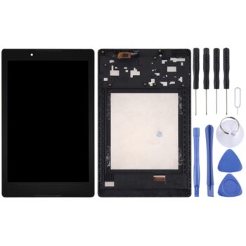 OEM LCD Screen for Lenovo A8-50 Tablet with Digitizer Full Assembly  (Black)