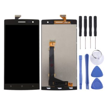 LCD Screen and Digitizer Full Assembly (Six lines) for OPPO Find 7 / X9077(Black)