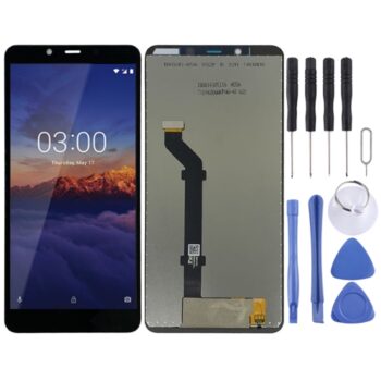 TFT LCD Screen for Nokia 3.1 Plus with Digitizer Full Assembly (Black)