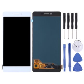 LCD Screen for OPPO R7s with Digitizer Full Assembly (White)