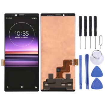 OLED LCD Screen for Sony Xperia 1 with Digitizer Full Assembly(Black)