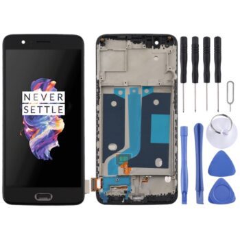 OnePlus 5 A5000 TFT Material LCD Screen and Digitizer Full Assembly  (Black)