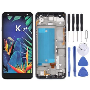 TFT LCD Screen for LG K40 LMX420 / X4 2019 / K12 Plus,Double SIM with Digitizer Full Assembly (Black)