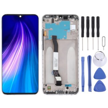 TFT LCD Screen for Xiaomi Redmi Note 8 Digitizer Full Assembly (Silver)