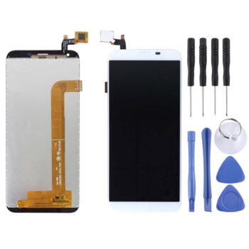 LCD Screen for OUKITEL K5 with Digitizer Full Assembly (White)