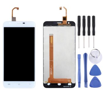 LCD Screen for OUKITEL U7 Plus with Digitizer Full Assembly (White)