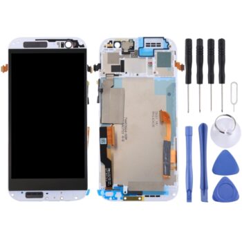 TFT LCD Screen for HTC One M8 Dual SIM Digitizer Full Assembly  (White)