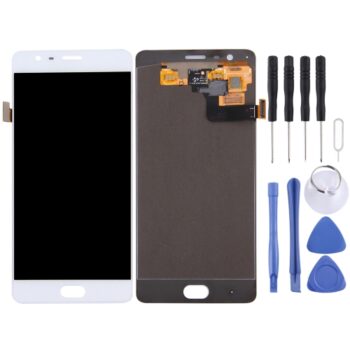OnePlus 3 (A3000 Version) with Digitizer Full Assembly OEM LCD Screen (White)
