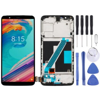 Oneplus 5T A5010 Digitizer Full Assembly  OEM LCD Screen (Black)
