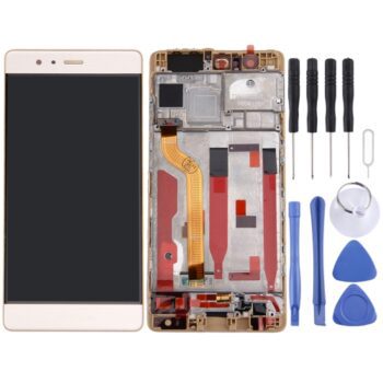 OEM LCD Screen for Huawei P9 Standard Version Digitizer Full Assembly (Gold)