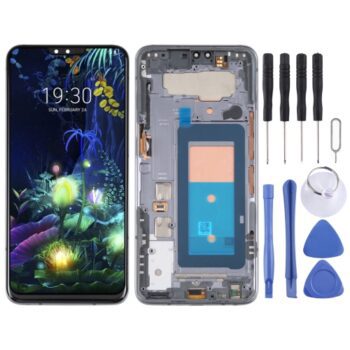 LCD Screen and Digitizer Full Assembly  for LG V50 ThinQ 5G LM-V500 LM-V500N LM-V500EM LM-V500XM LM-V450PM LM-V450(Black)