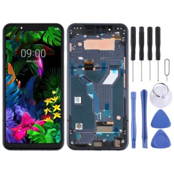 LCD Screen for LG G8s ThinQ LMG810, LM-G810, LMG810EAW with Digitizer Full Assembly  (Black)