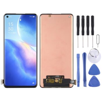 Super AMOLED Material LCD Screen and Digitizer Full Assembly for OPPO Reno5 Pro 5G / Reno5 Pro+ 5G / Find X3 Neo PDSM00, PDST00, CPH2201,PDRM00, PDRT00