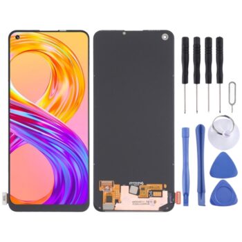 Super AMOLED Material LCD Screen and Digitizer Full Assembly for OPPO Realme 8 Pro