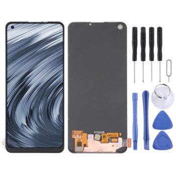 Super AMOLED Material LCD Screen and Digitizer Full Assembly for OPPO Realme V15 5G