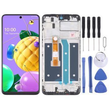 LCD Screen and Digitizer Full Assembly  for LG K52 / K62 / Q52 LMK520 LM-K520 LMK520E LM-K520E LMK520Y LM-K520Y LMK520H LM-K520H LMK525H LMK525 LM-K525H LM-K525
