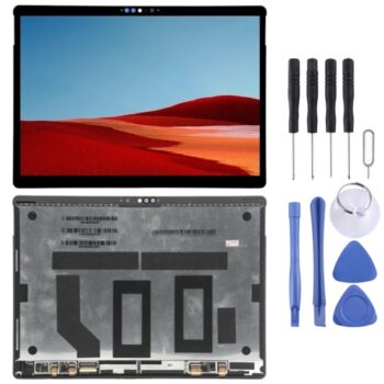 LCD Screen for Microsoft Surface Pro X 1876 M1042400 with Digitizer Full Assembly（Black)