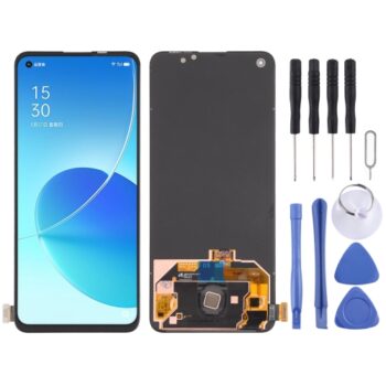 LCD Screen and Digitizer Full Assembly for OPPO Reno6 5G PEQM00 CPH2251