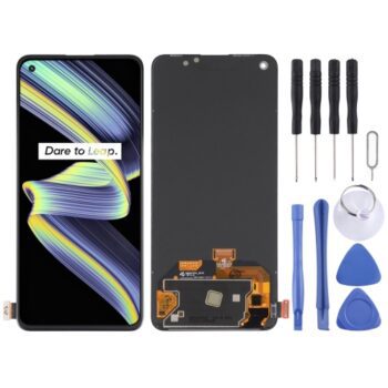 Super AMOLED Material LCD Screen and Digitizer Full Assembly for OPPO Realme X7 Max 5G