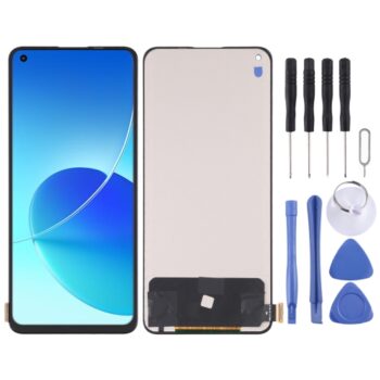 TFT Material LCD Screen and Digitizer Full Assembly (Not Supporting Fingerprint Identification) for OPPO Reno6 4G / Reno6 Z / Reno7 5G CPH2235 CPH2237