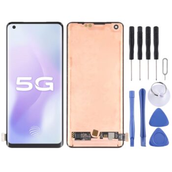 LCD Screen and Digitizer Full Assembly for Vivo X50 Pro+ / X50 Pro Plus / iQOO 5 Pro 5G V2025A V2011A