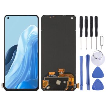 AMOLED Material LCD Screen and Digitizer Full Assembly for OPPO Reno7 5G CPH2371