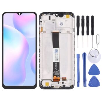 LCD Screen and Digitizer Full Assembly  for Xiaomi Redmi 9A / Redmi 9C / Redmi 9C NFC / Redmi 9AT / Redmi 9i / Redmi 9 Activ / Poco C31(Black)