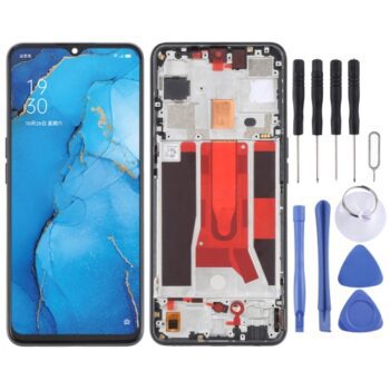 LCD Screen For OPPO Reno3 5G/Reno3 Youth/F15/Find X2 Lite/K7 5G Digitizer Full Assembly  (Black)