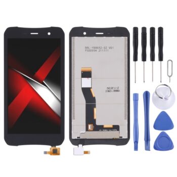 LCD Screen for Doogee S35 with Digitizer Full Assembly (Black)